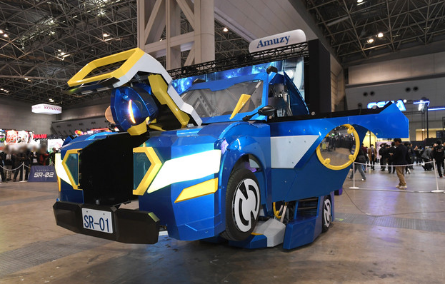 东京街机游戏庆典精彩掠影 巨大汽车变形机器人亮相