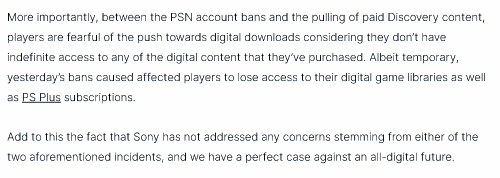 索尼悄然恢复了PSN被误封账号有粉丝担心数字版的可靠性_索尼悄然恢复了PSN被误封账号有粉丝担心数字版的可靠性，未出公告和通知