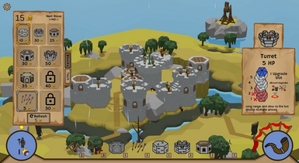 官方宣布塔防类游戏《城堡建造者》将于明年1月发售