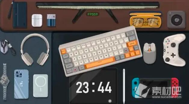 《超级收纳馆2》键盘放置方法