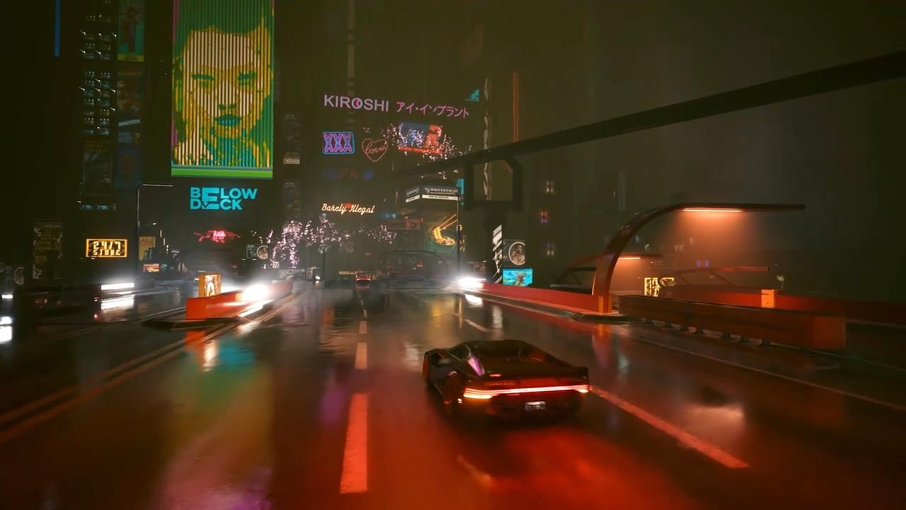 《赛博朋克2077》DLSS光线重构实机宣传片 画面更棒